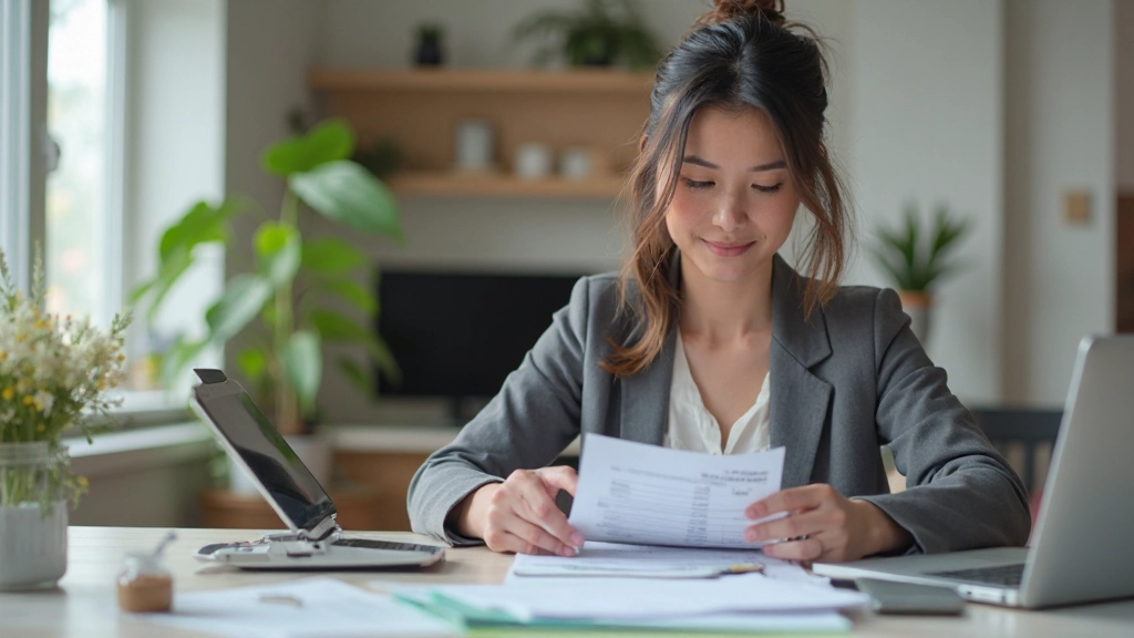 Профессиональная работа с финансовым планом на столе